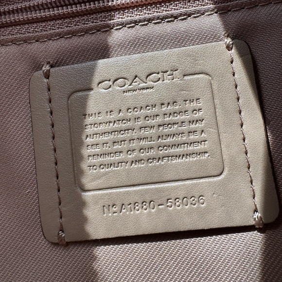 Coach Chelsea 32 Hobo Pebbled Leather Crossbody Bag Purse Dk/Stone - Picture 8 of 10